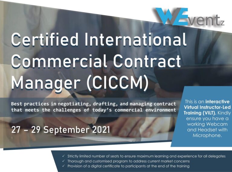 Certified International Commercial Contract Manager (CICCM)